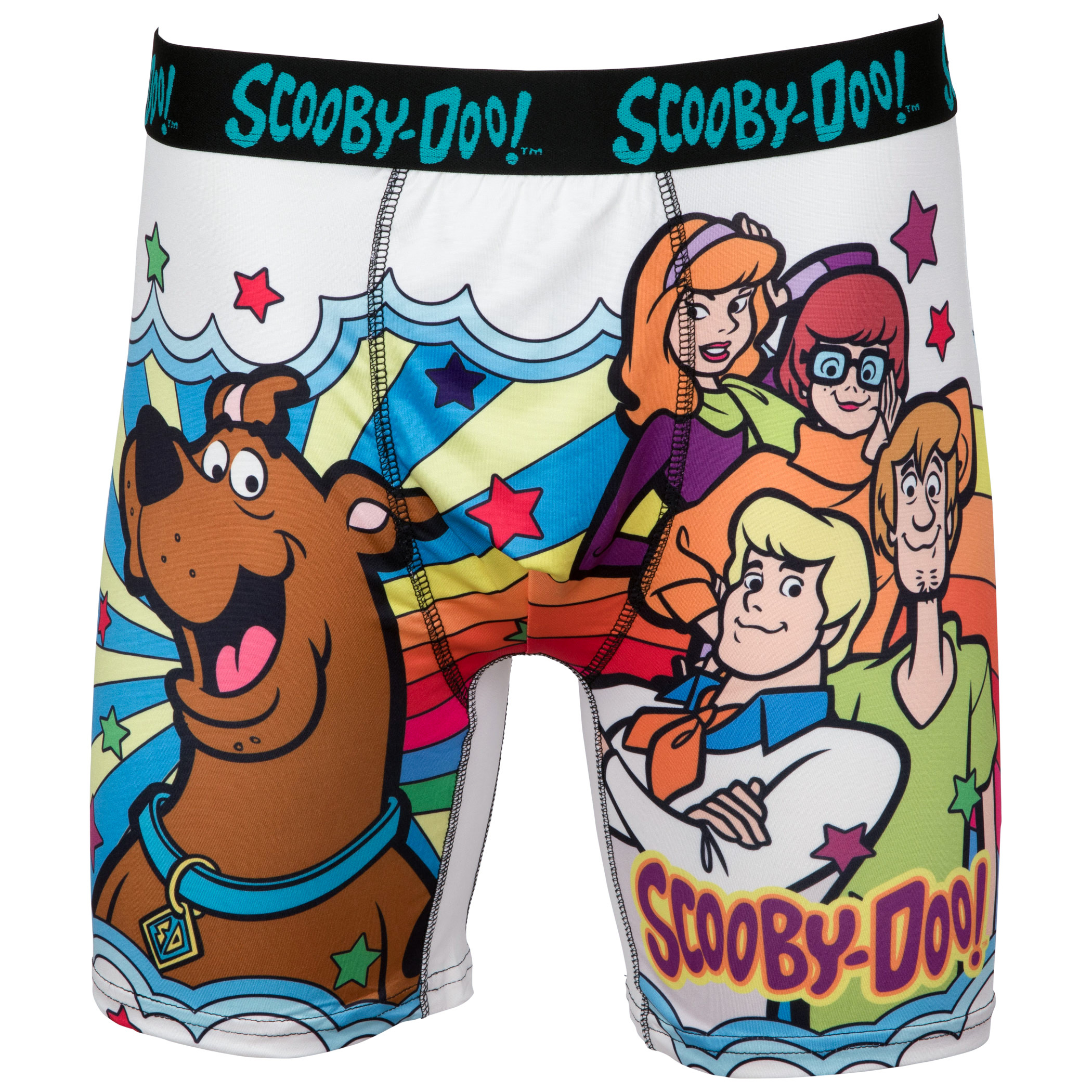 Scooby-Doo Psychedelic Rainbow Boxer Briefs